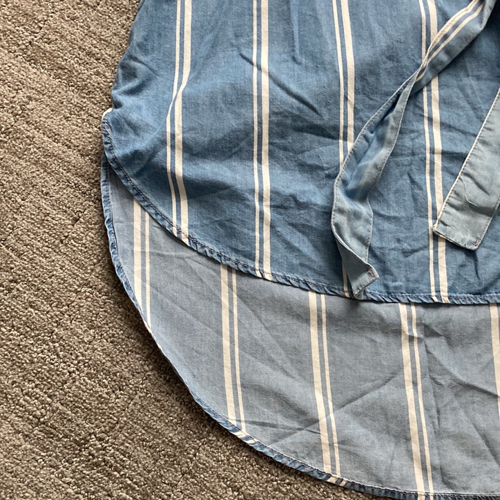 Luxology Long Sleeve Shirt Dress M (10) - Picture 14 of 16